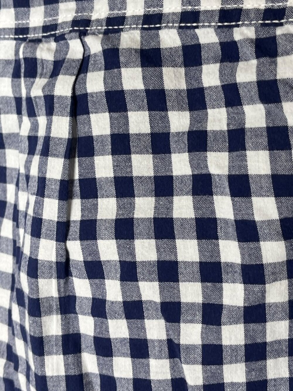 Cat & Jack Boys Plaid Button Down Shirt XS 4-5 Blue White Long Sleeve - Picture 12 of 12